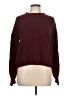 Unbranded 100% Acrylic Solid Burgundy Pullover Sweater Size Lg - photo 1