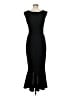 Unbranded Solid Black Cocktail Dress Size M - photo 2