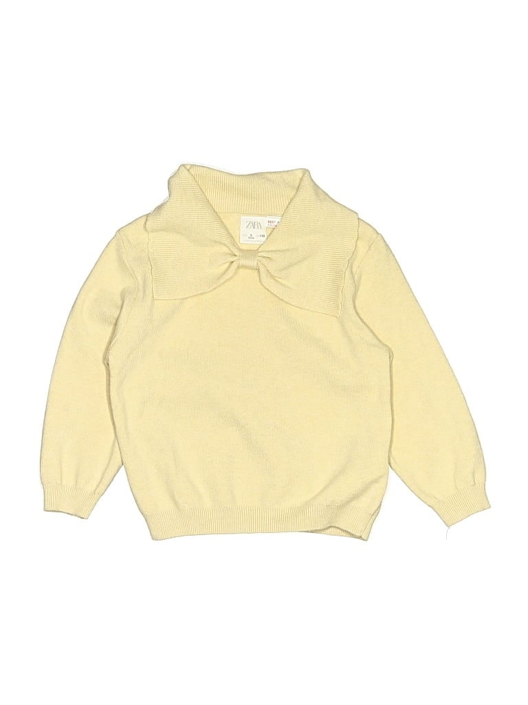 Pre-owned Zara Kids' Pullover Sweater In Yellow