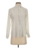 Saint Laurent 100% Silk Polka Dots Ivory White Long Sleeve Silk Top Size XS - photo 1