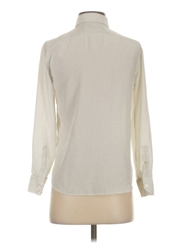 Saint Laurent Long Sleeve Silk Top (view 2)