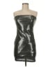 iris Metallic Silver Cocktail Dress Size M - photo 1