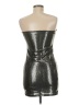 iris Metallic Silver Cocktail Dress Size M - photo 2
