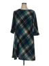 N Touch Plaid Blue Casual Dress Size XL - photo 1