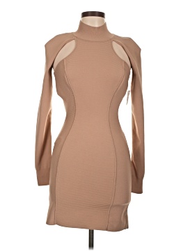 chinese dress ladies Pre-owned Herve Leger Long-Sleeve Beaded & Leather Bandage Dress –  Sabrina's Closet main image 0