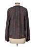 Evereve 100% Polyester Gray Long Sleeve Blouse Size L - photo 2