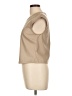 Sincerely Jules 100% Polyurethane Tan Short Sleeve Top Size L - photo 5