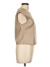 Sincerely Jules 100% Polyurethane Tan Short Sleeve Top Size L - photo 4