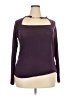 Love Purple Long Sleeve Top Size 3X - photo 1