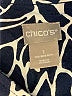 Chico's Print Blue Casual Dress Size Med (1) - photo 7