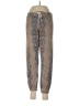 Monrow Animal Print Gray Casual Pants Size M - photo 1