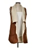 Elevenses 100% Polyester Brown Vest Size XS - photo 1