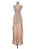 BCBGMAXAZRIA Solid Tan Cocktail Dress Size 0 - photo 1
