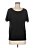 Apostrophe Black Short Sleeve Top Size M - photo 1