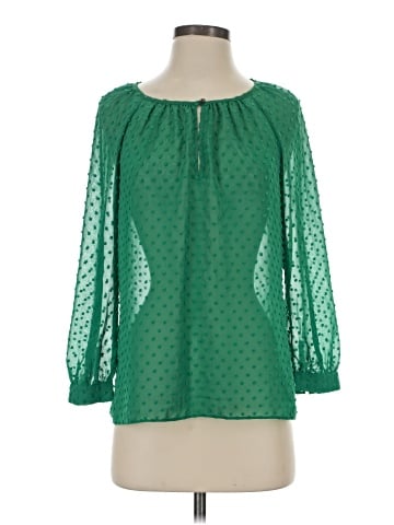 J.Crew Factory Store 3/4 Sleeve Blouse (view 1)
