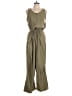 Athleta Solid Green Jumpsuit Size L - photo 1