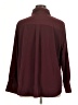 Nine West 100% Polyester Solid Burgundy Long Sleeve Blouse Size 1X - photo 2