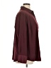 Nine West 100% Polyester Solid Burgundy Long Sleeve Blouse Size 1X - photo 4