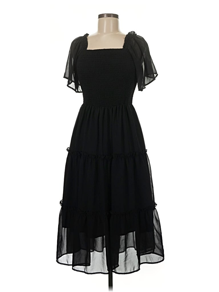 Pre-owned Lillusory Cocktail Dress In Black