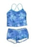Unbranded Tie-dye Blue Two Piece Swimsuit Size M (baby) - photo 1