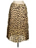 Single Thread Animal Print Gold Casual Skirt Size XL - photo 1
