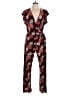 Caution to the Wind Paisley Burgundy Jumpsuit Size 10 (estimated) - photo 1