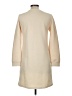 Unbranded Solid Ivory Casual Dress Size M - photo 2