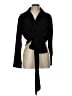 Just BEE Queen 100% Polyester Black Long Sleeve Blouse Size L - photo 1