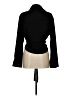 Just BEE Queen 100% Polyester Black Long Sleeve Blouse Size L - photo 2