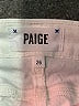 Paige Chevron-herringbone White Jeans Size 26 waist - photo 4