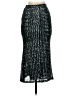 Hello Molly 100% Polyester Tweed Black Formal Skirt Size 6 - photo 2
