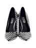 Dune London Houndstooth Silver Black Heels Size EU 37 - photo 2