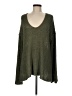 Hippie Love Green Pullover Sweater Size M - photo 1