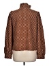 Shein Polka Dots Brown Long Sleeve Blouse Size L - photo 2