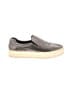 J/Slides 100% Leather Chevron-herringbone Gray Silver Sneakers Size 10 - photo 1