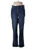 Christopher & Banks Solid Blue Jeans Size 6 (petite) - photo 1