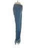 Just Black Chevron-herringbone Blue Jeans Size 26 waist - photo 4