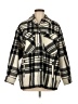 Zara Plaid Ivory Coat Size S - photo 1