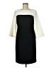 Jones New York Color Block Ivory Cocktail Dress Size 8 - photo 1