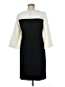 Jones New York Color Block Ivory Cocktail Dress Size 8 - photo 2
