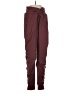 Athleta Solid Burgundy Track Pants Size 4 (tall) - photo 1