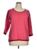 Mansted 100% Cotton Red 3/4 Sleeve Top Size XL - photo 1