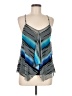 Beach House Blue Sleeveless Blouse Size 6 - photo 1