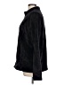 Kim Rogers 100% Polyester Solid Black Track Jacket Size L - photo 5