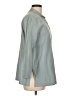 Eileen Fisher Gray 3/4 Sleeve Button-Down Shirt Size L - photo 4