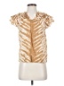 Ulla Johnson Gold Short Sleeve Blouse Size 0 - photo 1