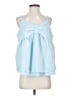 Unbranded Blue Sleeveless Blouse Size 4 - photo 1
