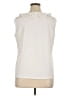 Elle 100% Polyester Ivory Sleeveless Blouse Size XL - photo 2