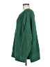 American Eagle Outfitters 100% Polyester Solid Green Pullover Sweater Size M - photo 5