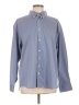 Chaps Chevron-herringbone Blue Long Sleeve Button-Down Shirt Size XL - photo 1